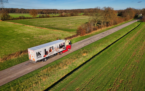 De weg op in uw huisstijl