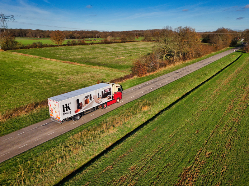 De weg op in uw huisstijl